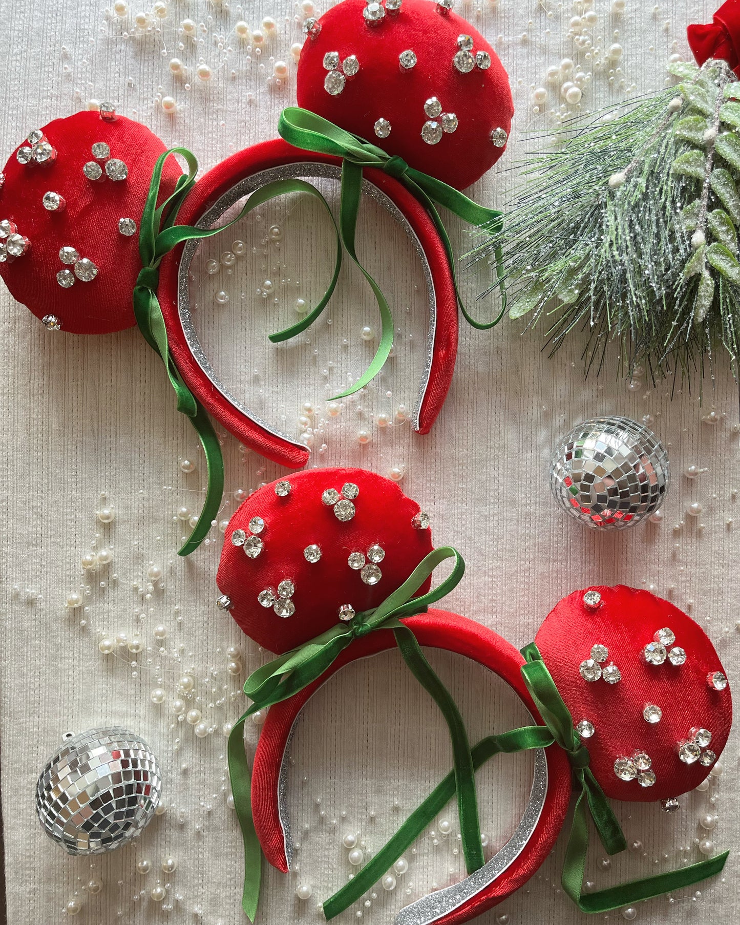 Holiday Cheer Wrapped In Bows Ears